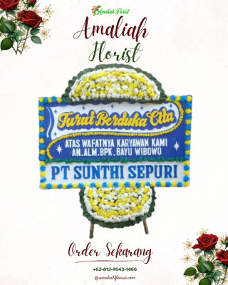 Papan Bunga Duka di Benuanirae